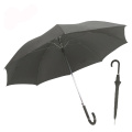 Gentleman préféré de couleur noire extérieure 23 pouces de parapluie en métal à chaud Vente le monde avec des imprimés de conception de logo